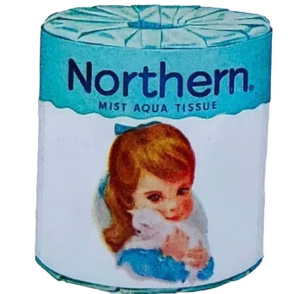 NORTHERN TISSUE Frances Hook Vtg FRAMED w/ Glass Prints Iconic Advertising Art - Picture 4 of 4